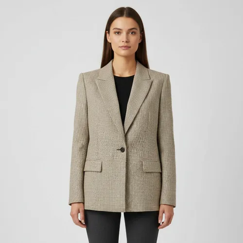Checked Wool Single Breasted Blazer M - Givenchy - Modalova