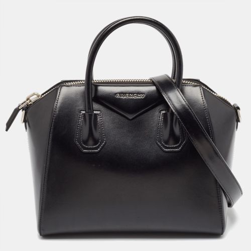 Givenchy Black Glossy Leather Small Antigona Satchel - Givenchy - Modalova