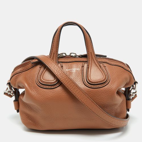 Givenchy Brown Leather Mini Nightingale Satchel - Givenchy - Modalova