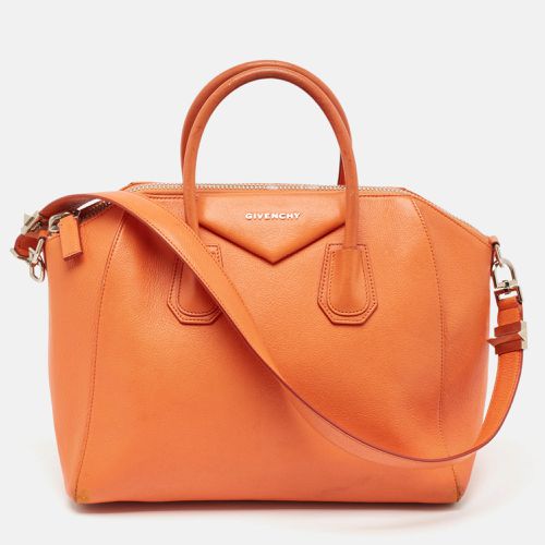 Leather Medium Antigona Satchel - Givenchy - Modalova