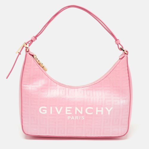 Givenchy Pink Monogram Coated Canvas and Leather Small Moon Cut Shoulder Bag - Givenchy - Modalova