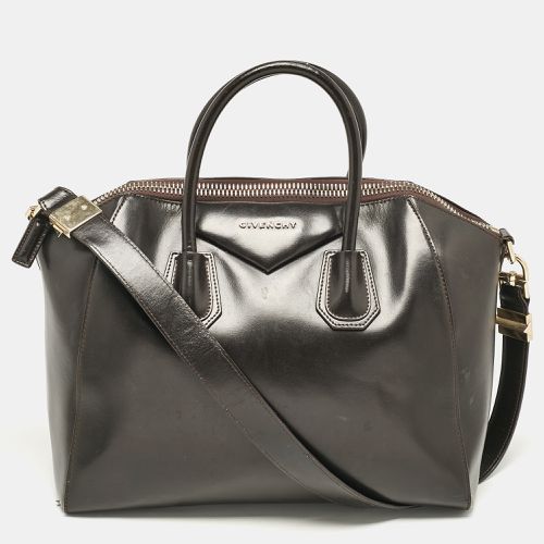 Givenchy Brown Leather Medium Antigona Satchel - Givenchy - Modalova