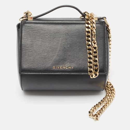 Givenchy Black Leather Mini Pandora Box Crossbody Bag - Givenchy - Modalova