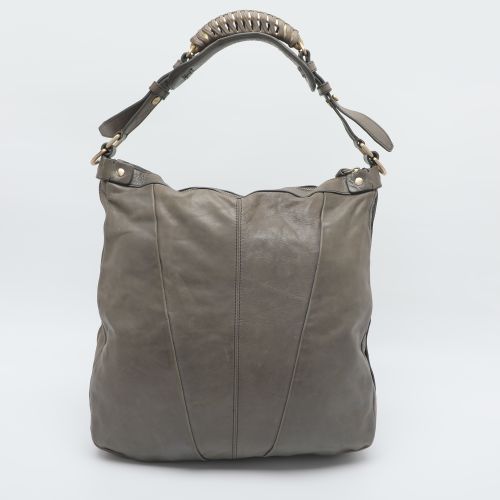 Givenchy Grey Leather Hobo - Givenchy - Modalova