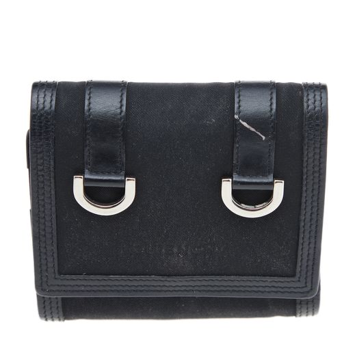 Givenchy Black Nylon and Leather Trifold Wallet - Givenchy - Modalova