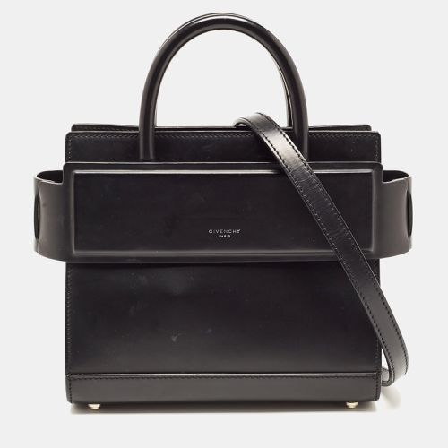 Givenchy Black Leather Mini Horizon Tote - Givenchy - Modalova