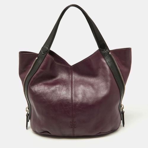 Givenchy Purple/Black Double Sided Zip Hobo - Givenchy - Modalova