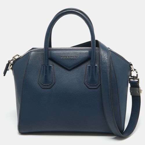 Givenchy Blue Leather Small Antigona Satchel - Givenchy - Modalova