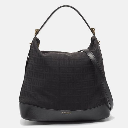 Givenchy Black Monogram Canvas and Leather Bucket Bag - Givenchy - Modalova