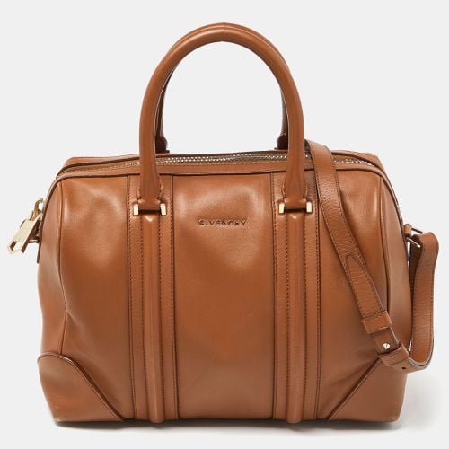 Givenchy Brown Leather Lucrezia Duffle Bag - Givenchy - Modalova