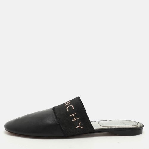 Givenchy Black Leather and Fabric Bedford Mules Size 38 - Givenchy - Modalova