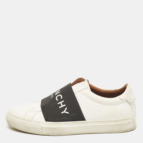 Givenchy White/Black Leather Urban Street Slip On Sneakers Size 35 - Givenchy - Modalova