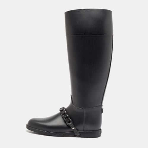 Givenchy Black Rubber Pluie Chain Rain Boots Size 38 - Givenchy - Modalova