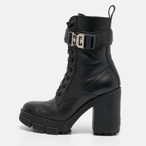 Givenchy Black Leather Ankle Length Boots Size 37 - Givenchy - Modalova