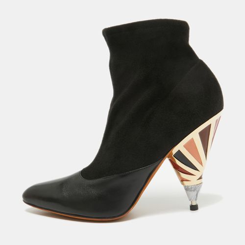 Givenchy Black Leather and Suede Ankle Length Boots Size 38 - Givenchy - Modalova