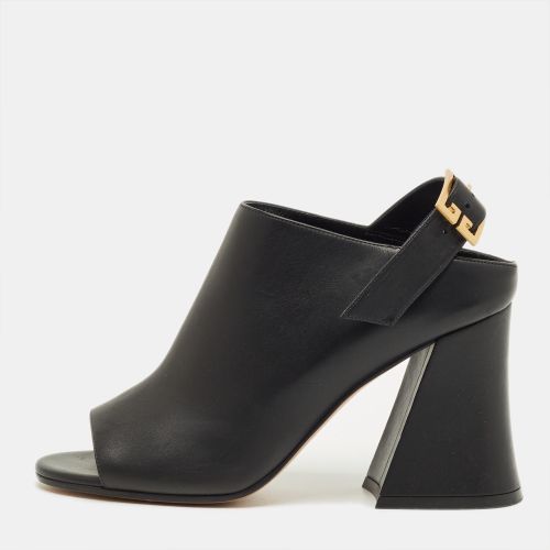 Givenchy Black Leather Slingback Sandals Size 38 - Givenchy - Modalova