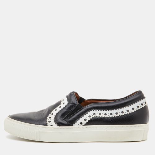 Givenchy Black/White Leather Slip On Sneakers Size 36 - Givenchy - Modalova