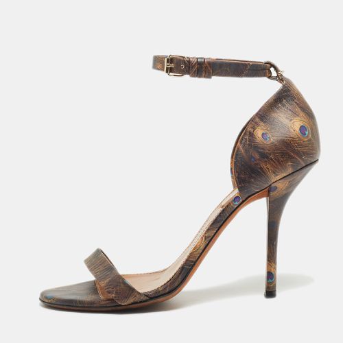 Givenchy Brown Leather Ankle Strap Sandals Size 38 - Givenchy - Modalova