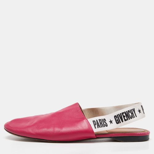 Givenchy Pink Leather Rivington Slingback Flats Size 37 - Givenchy - Modalova