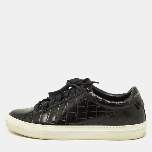 Givenchy Black Croc Embossed Leather Urban Street Sneakers Size 40 - Givenchy - Modalova