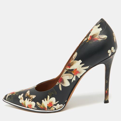 Givenchy Black Floral and Butterfly Print Leather Pointed Toe Pumps Size 41 - Givenchy - Modalova