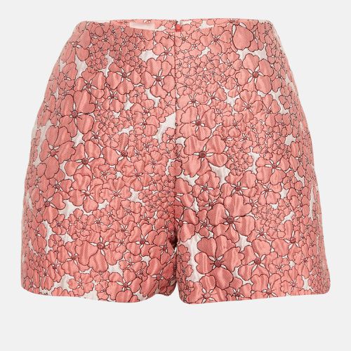 Giamba Pink Floral Jacquard Shorts S - Giamba - Modalova