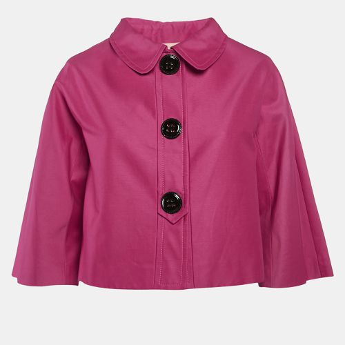 Giambattista Valli Fuchsia Pink Cotton Blend Oversized Jacket M - Giambattista Valli - Modalova