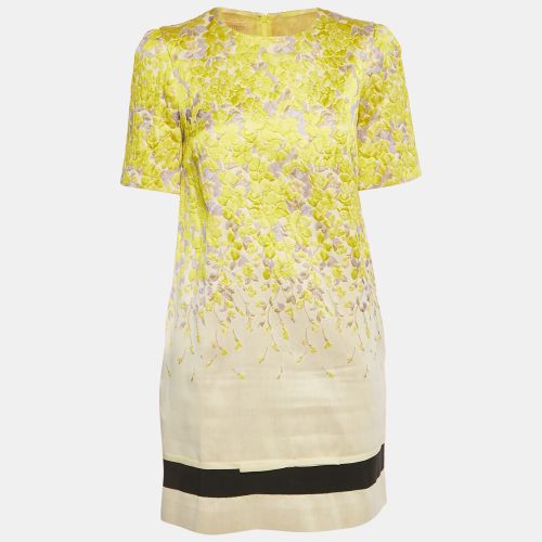 Giambattista Valli Yellow Jacquard Shift Dress M - Giambattista Valli - Modalova