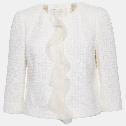 Giambattista Valli White Tweed Jacket S - Giambattista Valli - Modalova