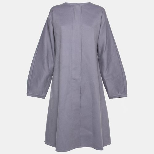 Gianfranco Ferre Light Purple Wool Pleat Detail Coat XL - Gianfranco Ferre - Modalova