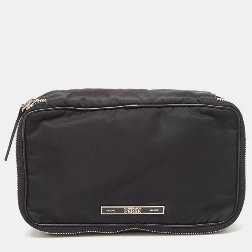 Canvas Zip Around Clutch - Gianfranco Ferre - Modalova