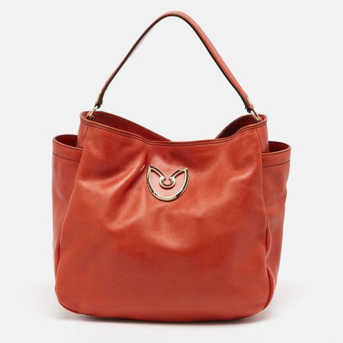 Gianfranco Ferre Dark Orange Leather Hobo - Gianfranco Ferre - Modalova