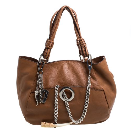 Gianfranco Ferre Brown Leather Shoulder Bag - Gianfranco Ferre - Modalova