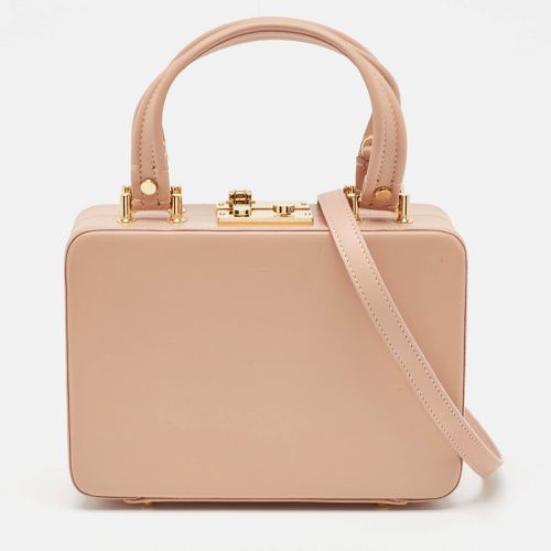 Gianvito Rossi Dusty Pink Leather Vali Top Handle Bag - Gianvito Rossi - Modalova