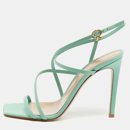 Mint Leather Manilla Sandals Size 38.5 - Gianvito Rossi - Modalova