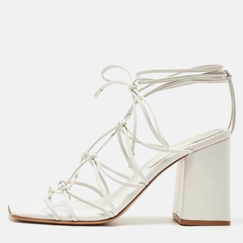 Gianvito Rossi White Leather Minas Sandals Size 40 - Gianvito Rossi - Modalova