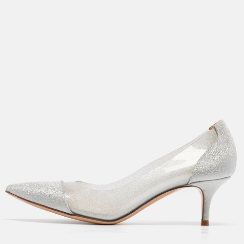 Glitter and PVC Plexi Pumps Size 37.5 - Gianvito Rossi - Modalova