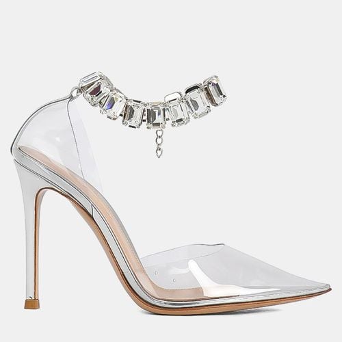 Gianvito Rossi Transparent PVC Crystal Embellished Transparent Pumps EU 36 - Gianvito Rossi - Modalova