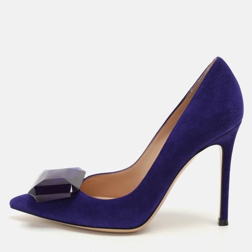 Suede Jaipur Pumps Size 36 - Gianvito Rossi - Modalova