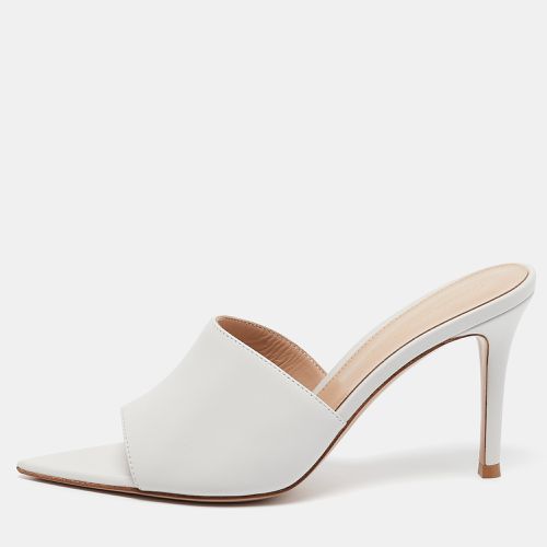 Gianvito Rossi White Leather Alise Mules Size 36 - Gianvito Rossi - Modalova