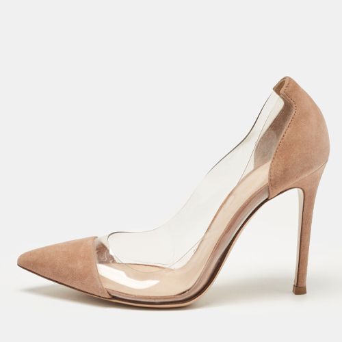 Gianvito Rossi Beige PVC and Suede Plexi Pumps Size 35.5 - Gianvito Rossi - Modalova