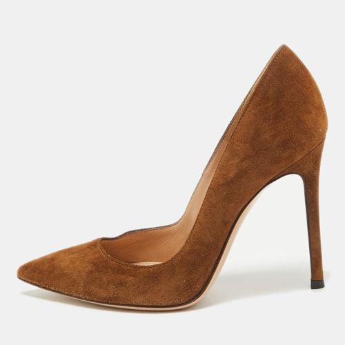 Gianvito Rossi Brown Suede Gianvito 105 Pumps Size 35 - Gianvito Rossi - Modalova