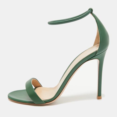 Gianvito Rossi Green Leather Ankle Cuff Sandals Size 36.5 - Gianvito Rossi - Modalova