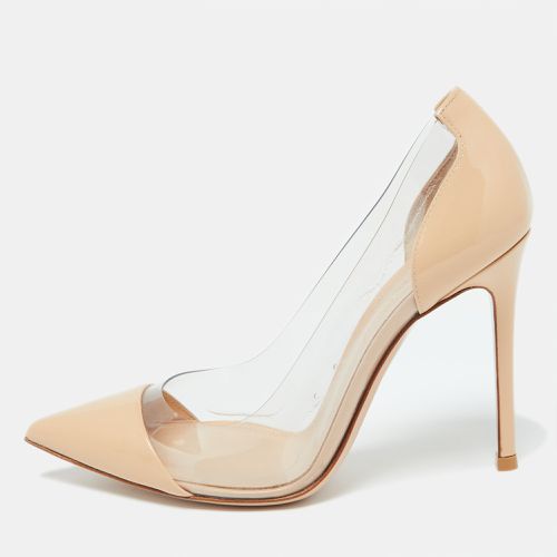 Gianvito Rossi Beige Patent Leather and PVC Plexi Pumps Size 36 - Gianvito Rossi - Modalova