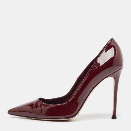 Gianvito Rossi Burgundy Patent Leather Pumps Size 37.5 - Gianvito Rossi - Modalova