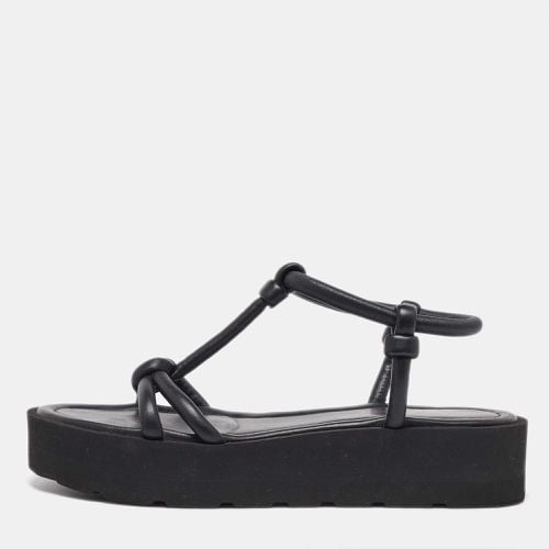 Gianvito Rossi Black Leather Marine Platform Sandals Size 38 - Gianvito Rossi - Modalova