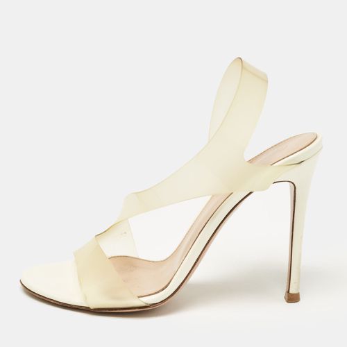 Gianvito Rossi Transparent PVC Metropolis Ankle Strap Sandals Size 37 - Gianvito Rossi - Modalova