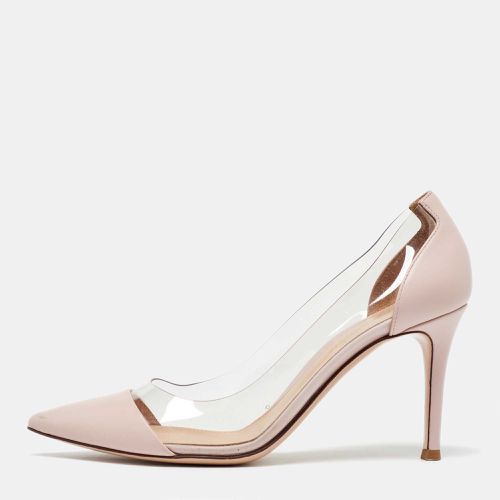 Gianvito Rossi Light Pink Leather and PVC Plexi Pumps Size 36.5 - Gianvito Rossi - Modalova