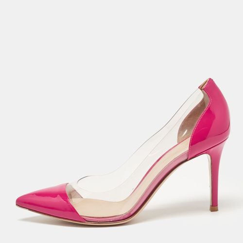 Gianvito Rossi Pink Patent Leather and PVC Plexi Pumps Size 37.5 - Gianvito Rossi - Modalova