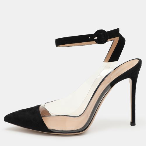 PVC and Suede Anise Ankle Strap Pumps Size 40 - Gianvito Rossi - Modalova